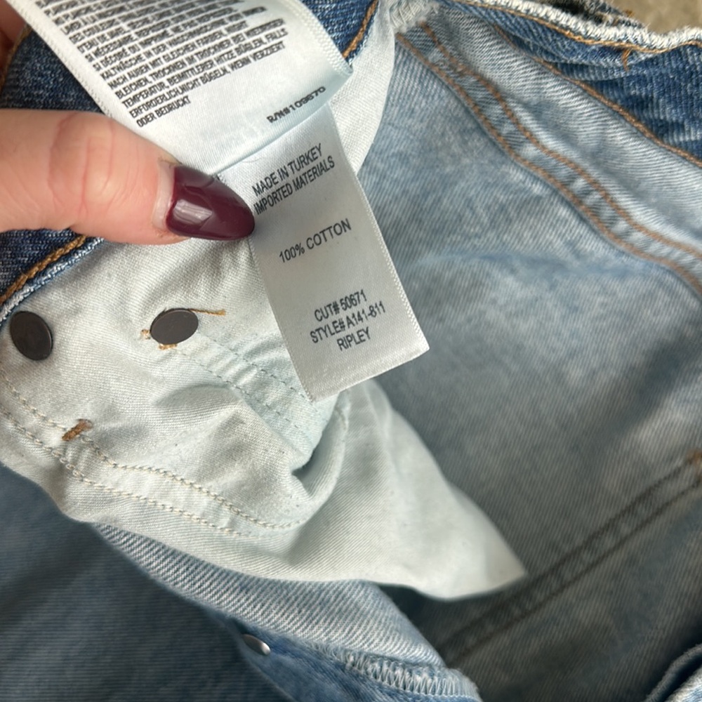 AGOLDE RIPLEY high rise jeans size 30 - Picture 3 of 5